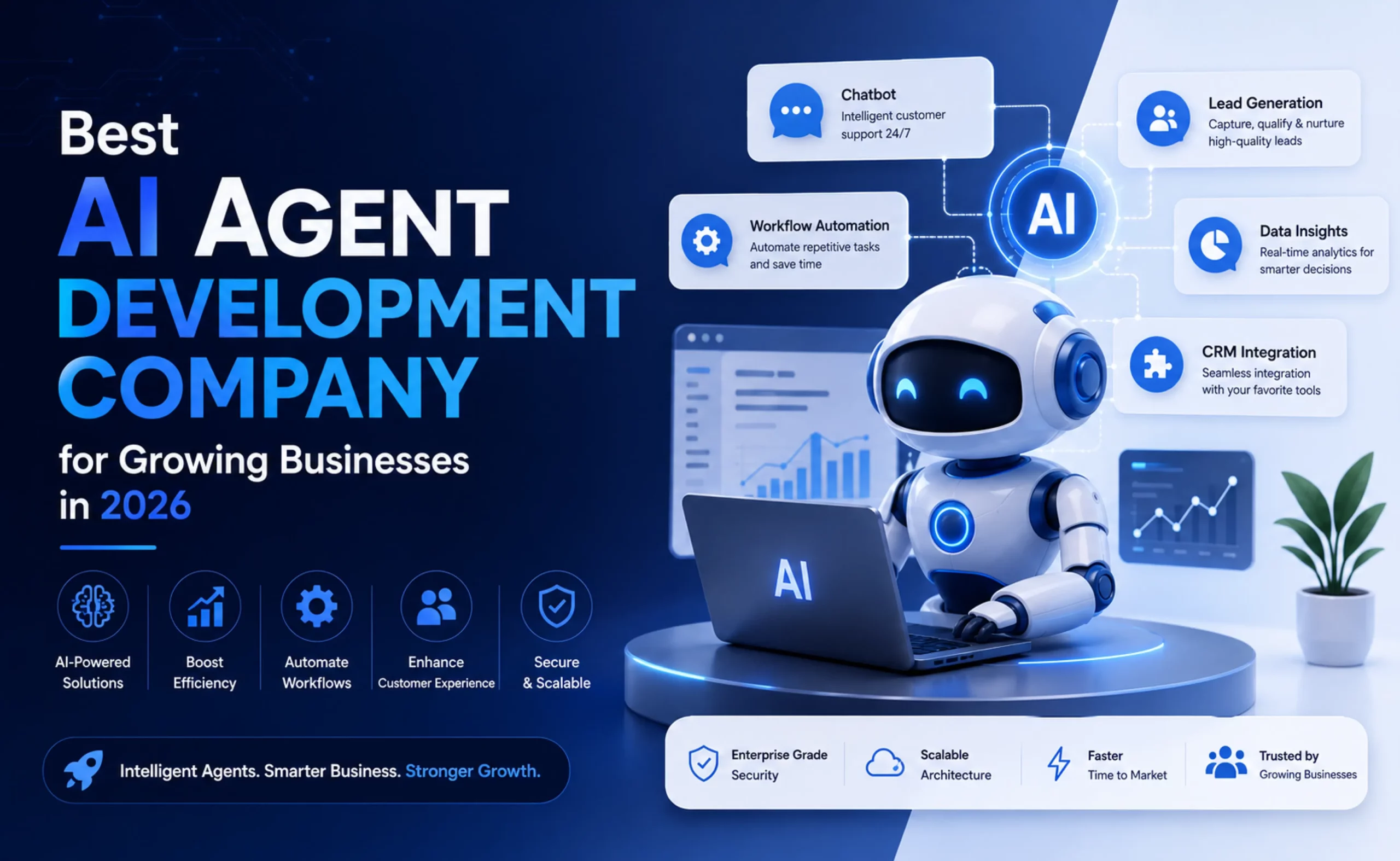 Best AI Agent Development Company helping businesses automate customer support, sales, and business operations in 2026