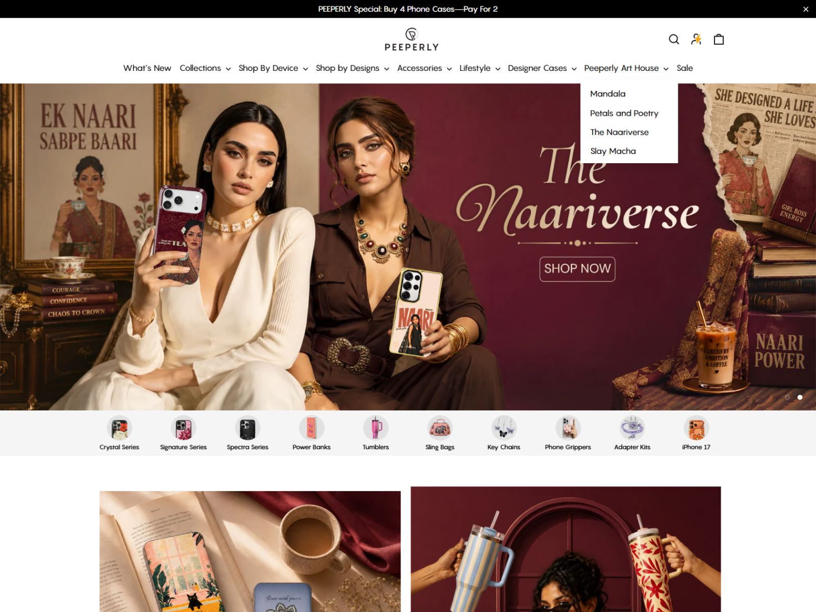 Peeperly Shopify store homepage built by Autviz Solutions