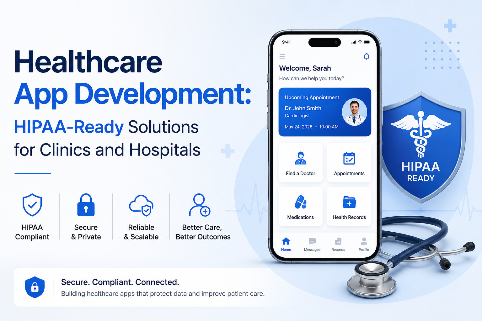 HIPAA-ready healthcare app development
