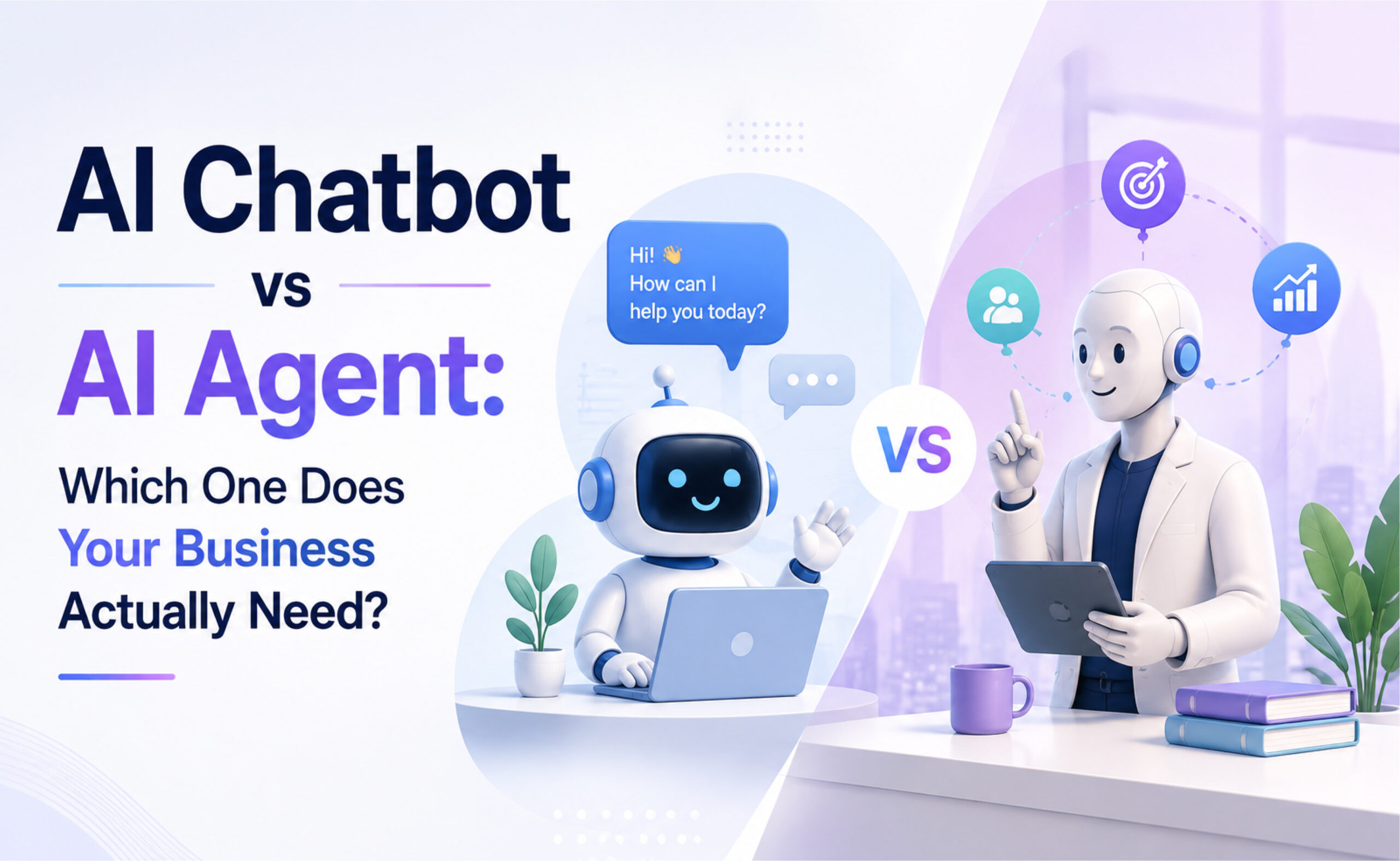 AI chatbot development service vs AI agent comparison
