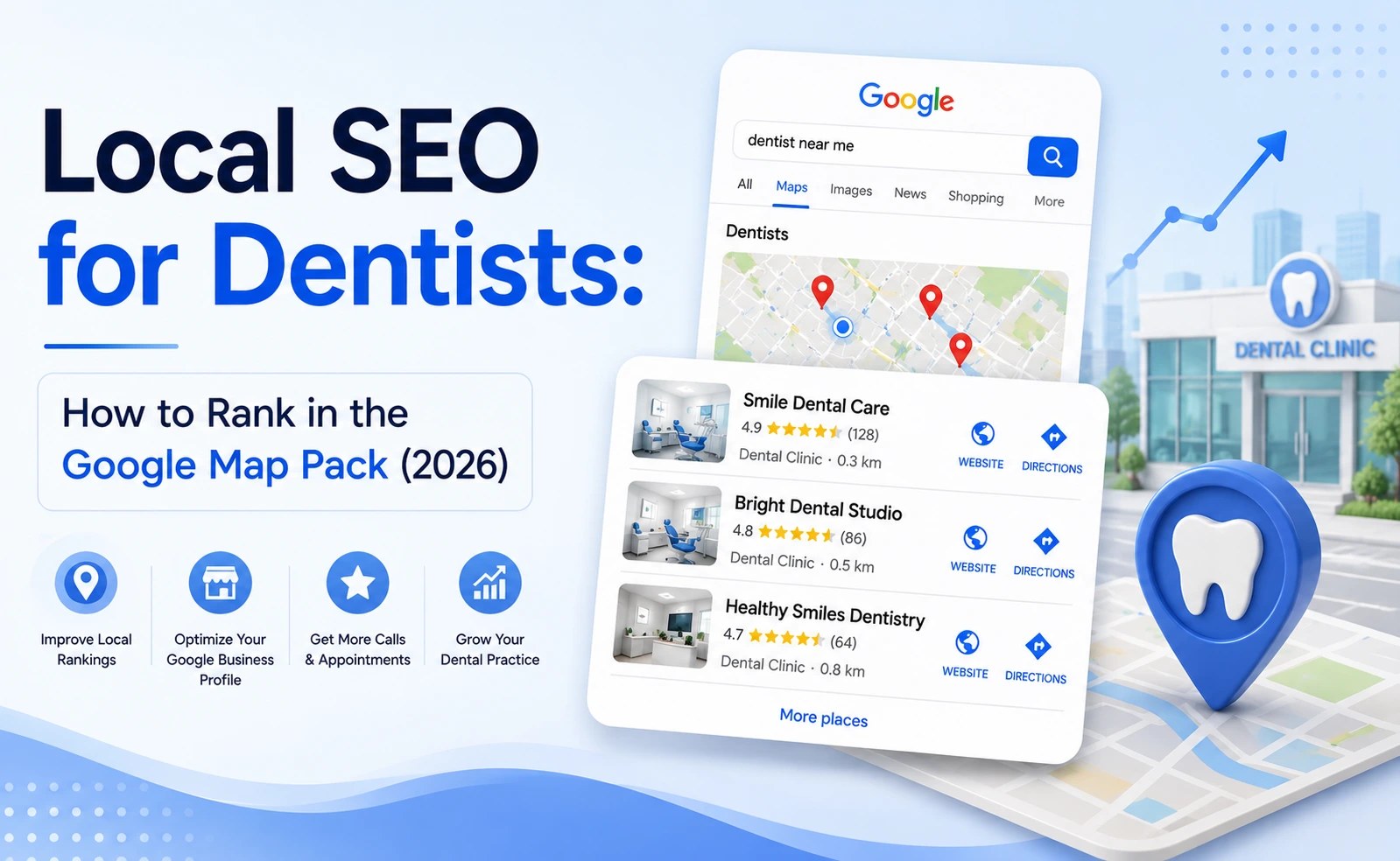 Local SEO for Dentists: How to Rank in the Google Map Pack 2026