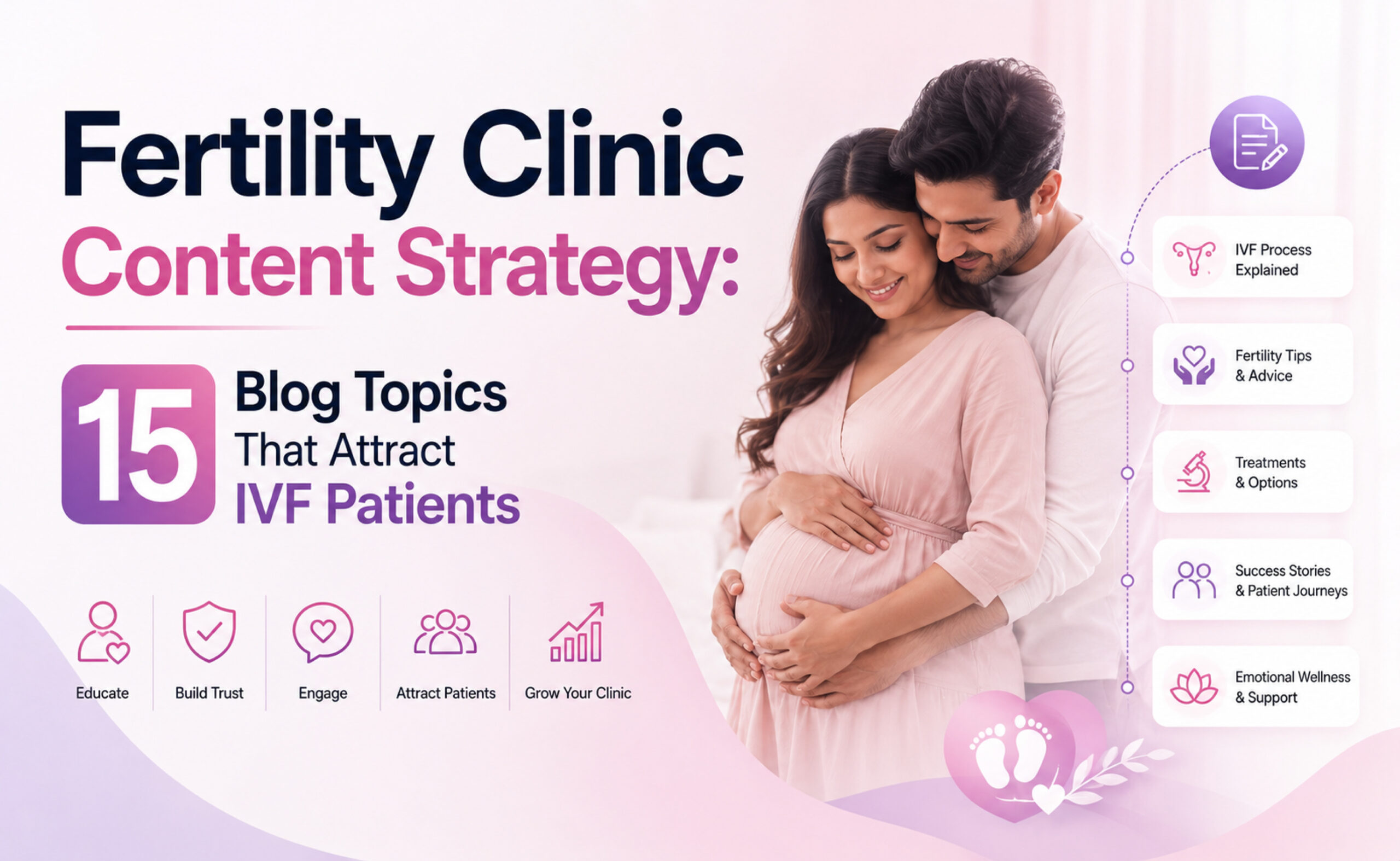 fertility clinic content marketing strategy