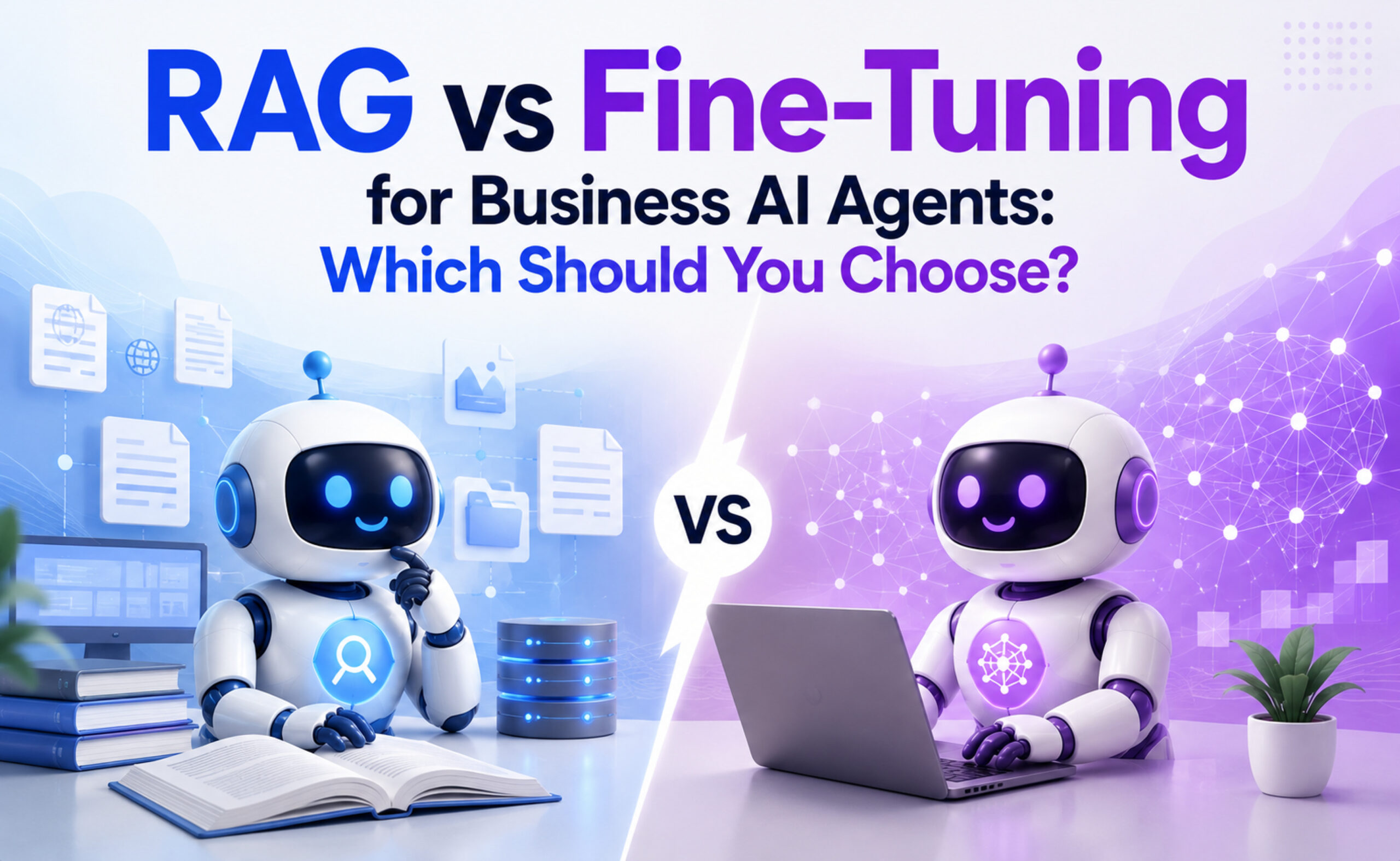RAG vs fine tuning for AI agents