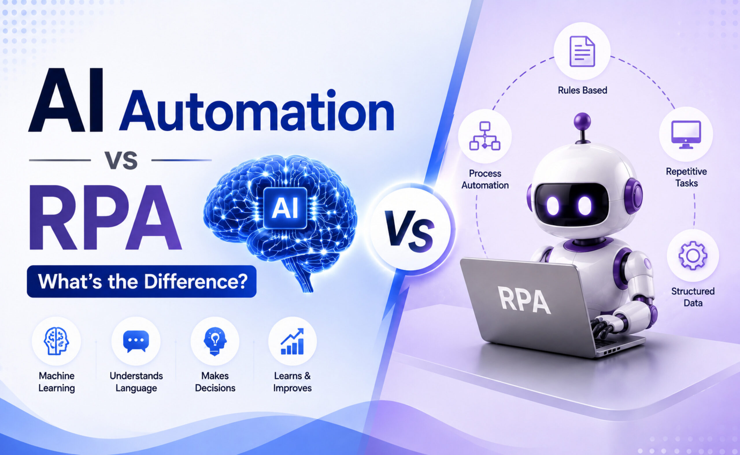 AI Automation vs RPA: What’s the Difference?