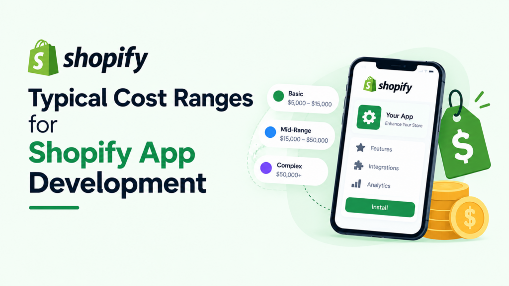 Shopify app development cost and features