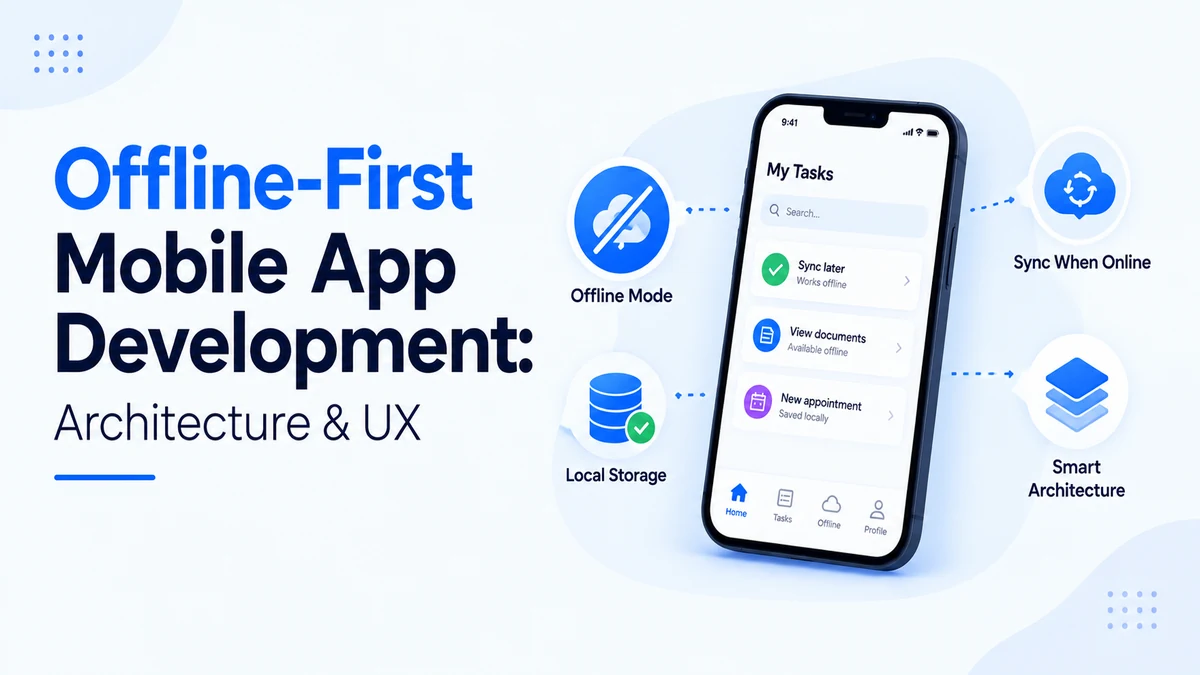Offline-first mobile app development architecture and UX