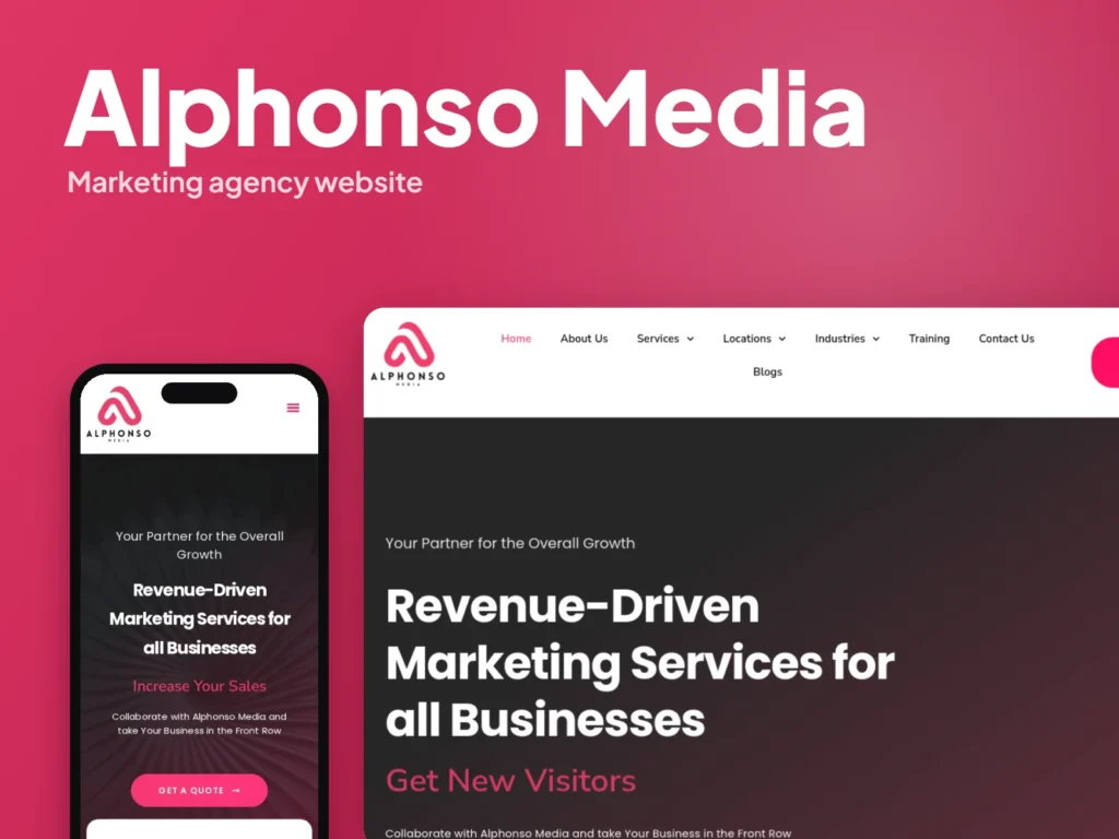 Alphonso Media – Marketing agency website by Autviz