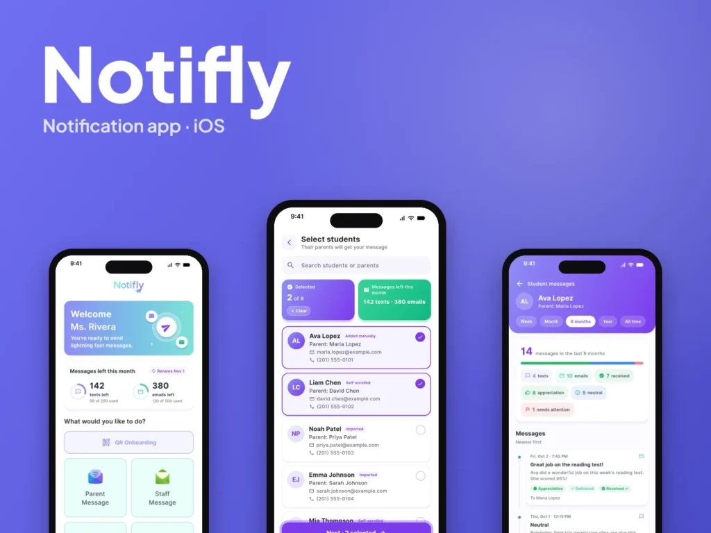 Notifly – Notification app · iOS by Autviz